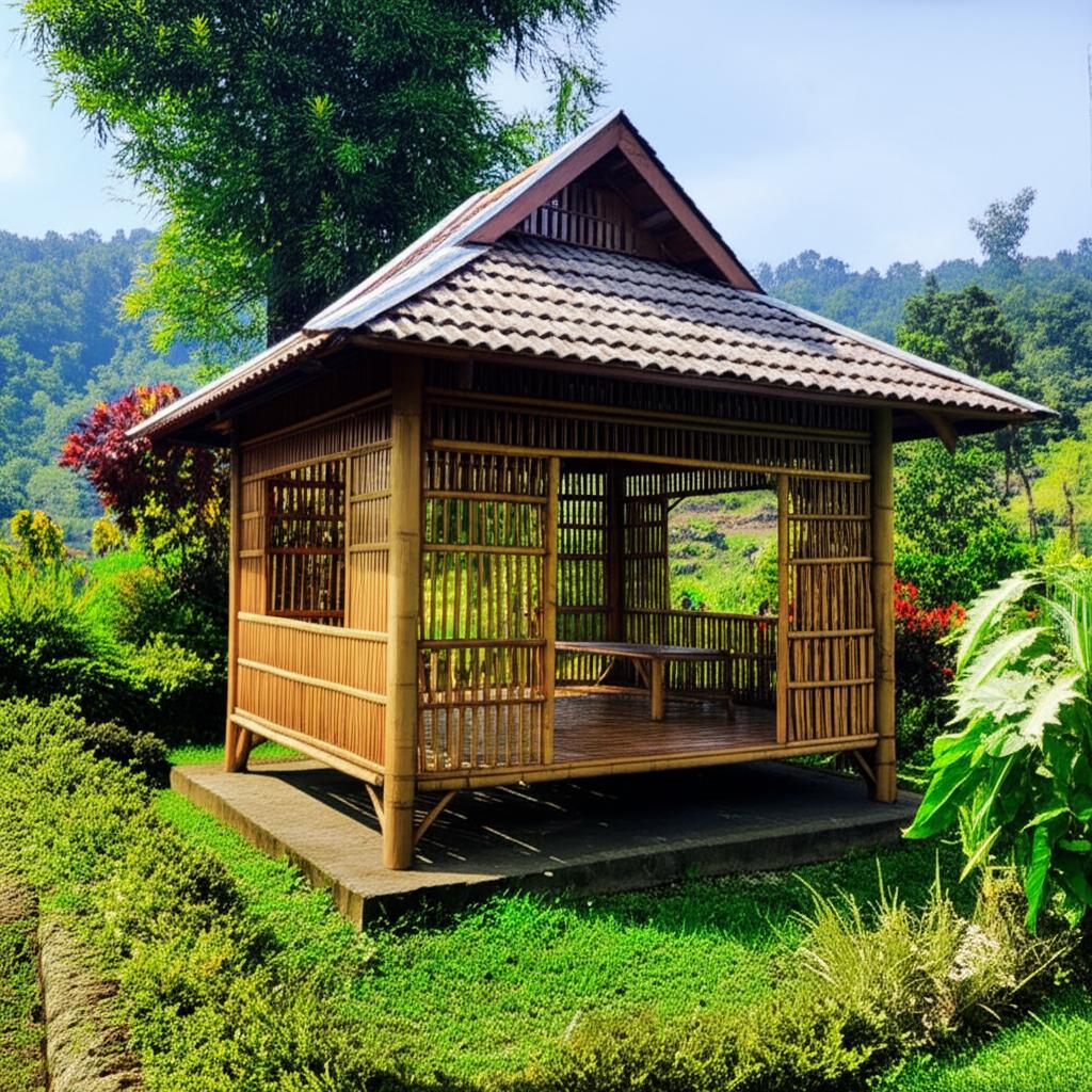 Jasa Pembuatan Gazebo & Saung Bambu di Ciamis | Harga Produsen