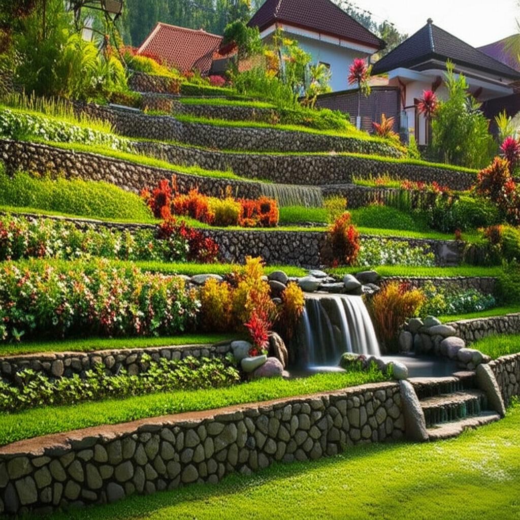 Jasa Pembuatan Taman Padalarang | Ahlinya Kontur Lahan Miring